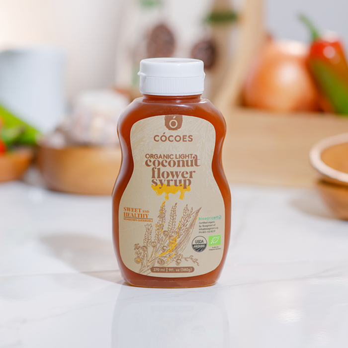 CÓCOES Organic Coconut Flower Syrup Light - Sweet and Tangy