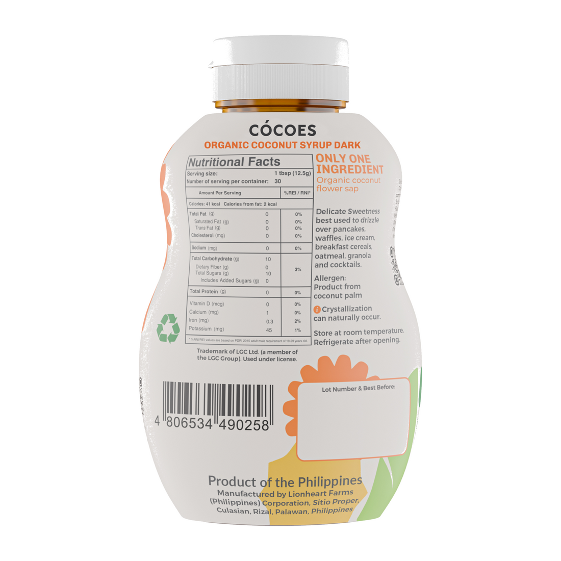 Coconut Flower Syrup Dark